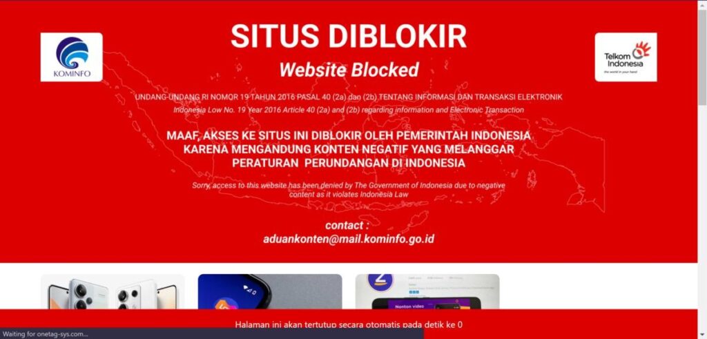 Situs NekoPoi diblokir